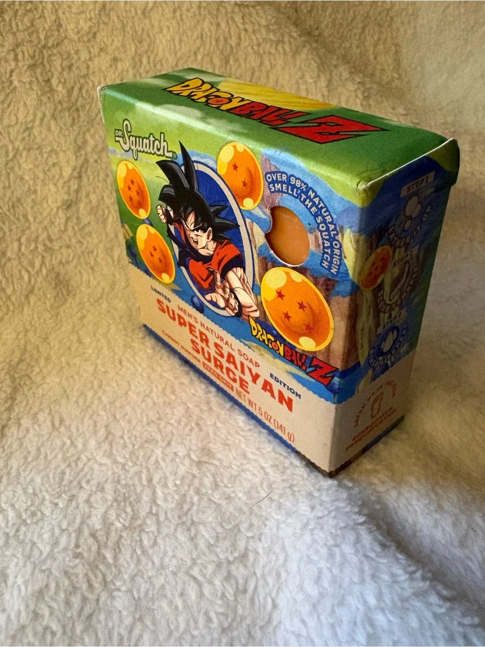 Dr. Squatch x Dragon Ball Z Super Saiyan Surge Bar Soap Limited-Edition